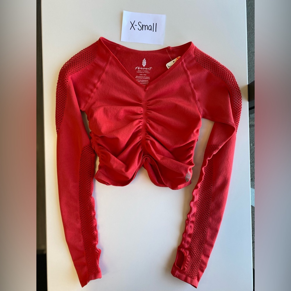Free people red women’s top